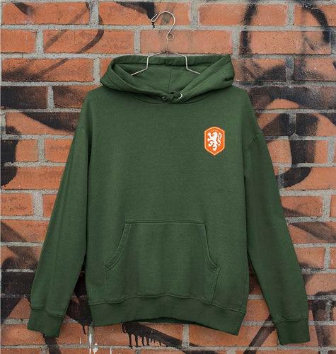 Netherlands Football Unisex Hoodie for Men/Women-Dark Green-Ektarfa.online