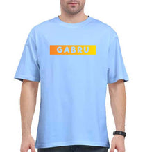 Load image into Gallery viewer, Gabru Oversized T-Shirt for Men-Baby Blue-Ektarfa.online
