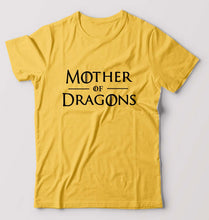 Load image into Gallery viewer, Mother of Dragons (GOT) T-Shirt for Men-Golden Yellow-Ektarfa.online
