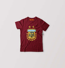 Load image into Gallery viewer, Argentina Football Kids T-Shirt for Boy/Girl-0-1 Year(20 Inches)-Maroon-Ektarfa.online
