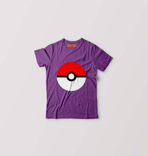 Pokémon T-Shirt for Boy/Girl-0-1 Year(20 Inches)-Purple-Ektarfa.online