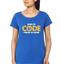 Load image into Gallery viewer, Coder Geek T-Shirt for Women-Royal Blue-Ektarfa.online

