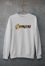 Load image into Gallery viewer, Avengers Unisex Sweatshirt for Men/Women-S(40 Inches)-Grey Melange-Ektarfa.online

