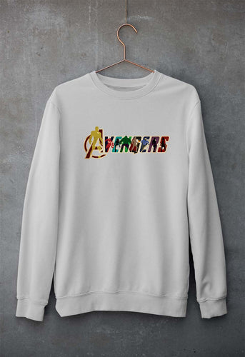 Avengers Unisex Sweatshirt for Men/Women-Grey Melange-Ektarfa.online