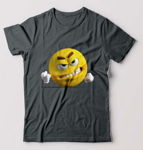 Load image into Gallery viewer, Angry Emoji T-Shirt for Men-Steel grey-Ektarfa.online
