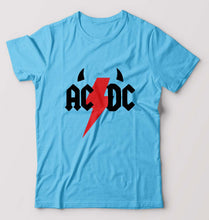 Load image into Gallery viewer, ACDC T-Shirt for Men-Light Blue-Ektarfa.online
