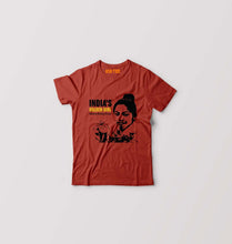 Load image into Gallery viewer, Chanu Saikhom Mirabai Kids T-Shirt for Boy/Girl-Brick Red-Ektarfa.online
