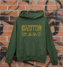 Load image into Gallery viewer, Led Zeppelin Unisex Hoodie for Men/Women-S(40 Inches)-Dark Green-Ektarfa.online

