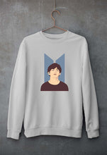 Load image into Gallery viewer, V-BTS(K-Pop) Unisex Sweatshirt for Men/Women-S(40 Inches)-Grey Melange-Ektarfa.online
