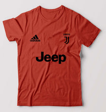 Load image into Gallery viewer, Juventus F.C. 2021-22 T-Shirt for Men-S(38 Inches)-Brick Red-Ektarfa.online
