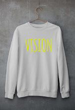 Load image into Gallery viewer, Vision Unisex Sweatshirt for Men/Women-S(40 Inches)-Grey Melange-Ektarfa.online
