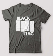 Load image into Gallery viewer, Black Flag T-Shirt for Men-S(38 Inches)-Charcoal-Ektarfa.online
