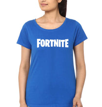 Load image into Gallery viewer, Fortnite T-Shirt for Women-XS(32 Inches)-Royal Blue-Ektarfa.online
