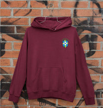 Load image into Gallery viewer, Brazil Football Unisex Hoodie for Men/Women-S(40 Inches)-Maroon-Ektarfa.online
