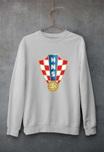 Load image into Gallery viewer, Croatia Football Unisex Sweatshirt for Men/Women-Grey Melange-Ektarfa.online

