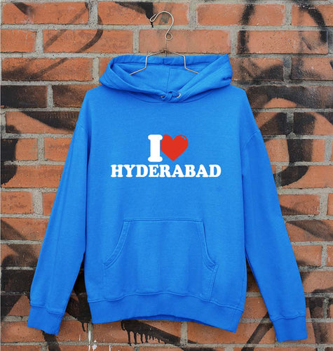 I Love Hyderabad Unisex Hoodie for Men/Women-Royal Blue-Ektarfa.online