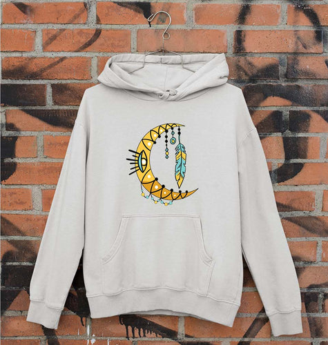 Dream Catcher Moon Unisex Hoodie for Men/Women-Grey Melange-Ektarfa.online