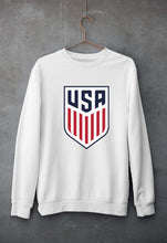 Load image into Gallery viewer, USA Football Unisex Sweatshirt for Men/Women-S(40 Inches)-White-Ektarfa.online
