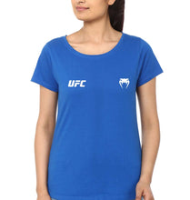 Load image into Gallery viewer, UFC Venum T-Shirt for Women-XS(32 Inches)-Royal Blue-Ektarfa.online

