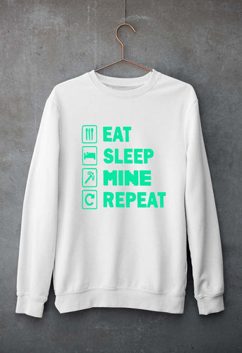 Minecraft Unisex Sweatshirt for Men/Women-White-Ektarfa.online