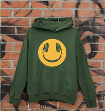 Load image into Gallery viewer, Emoji Headphone Music Unisex Hoodie for Men/Women-Dark Green-Ektarfa.online
