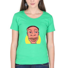 Load image into Gallery viewer, Khaby Lame T-Shirt for Women-flag green-Ektarfa.online
