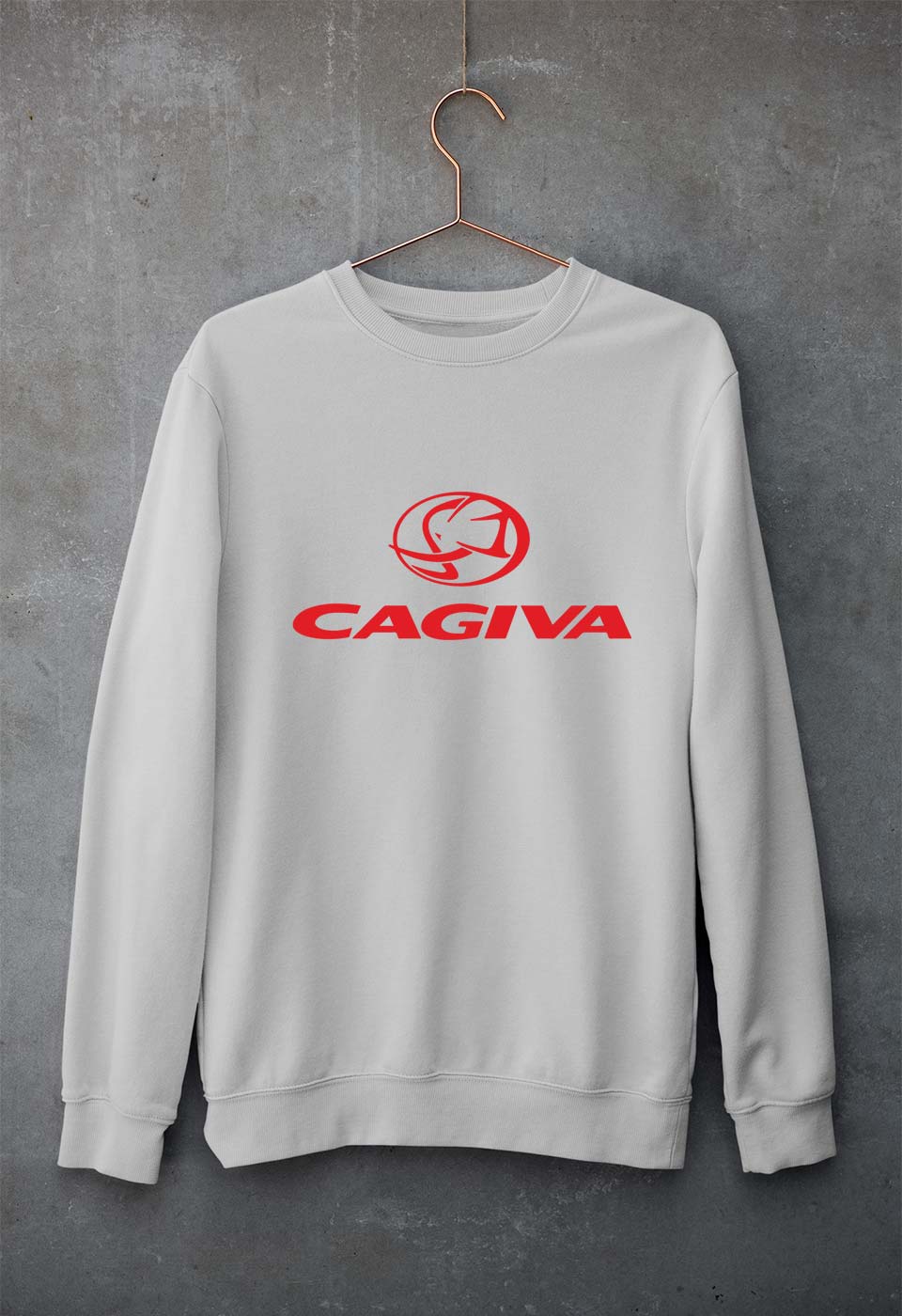 Cagiva Unisex Sweatshirt for Men/Women-Grey Melange-Ektarfa.online