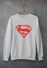 Load image into Gallery viewer, Superman Superhero Unisex Sweatshirt for Men/Women-Grey Melange-Ektarfa.online
