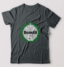 Load image into Gallery viewer, Benelli T-Shirt for Men-S(38 Inches)-Steel grey-Ektarfa.online
