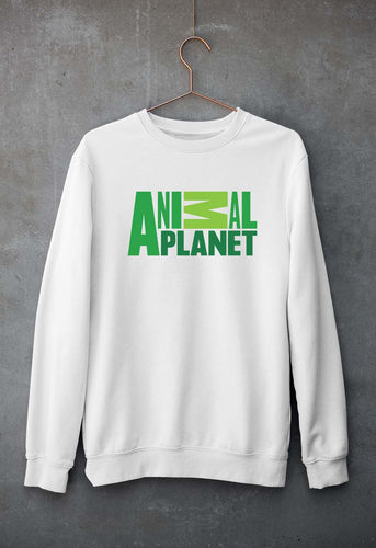 Animal Planet Unisex Sweatshirt for Men/Women-White-Ektarfa.online