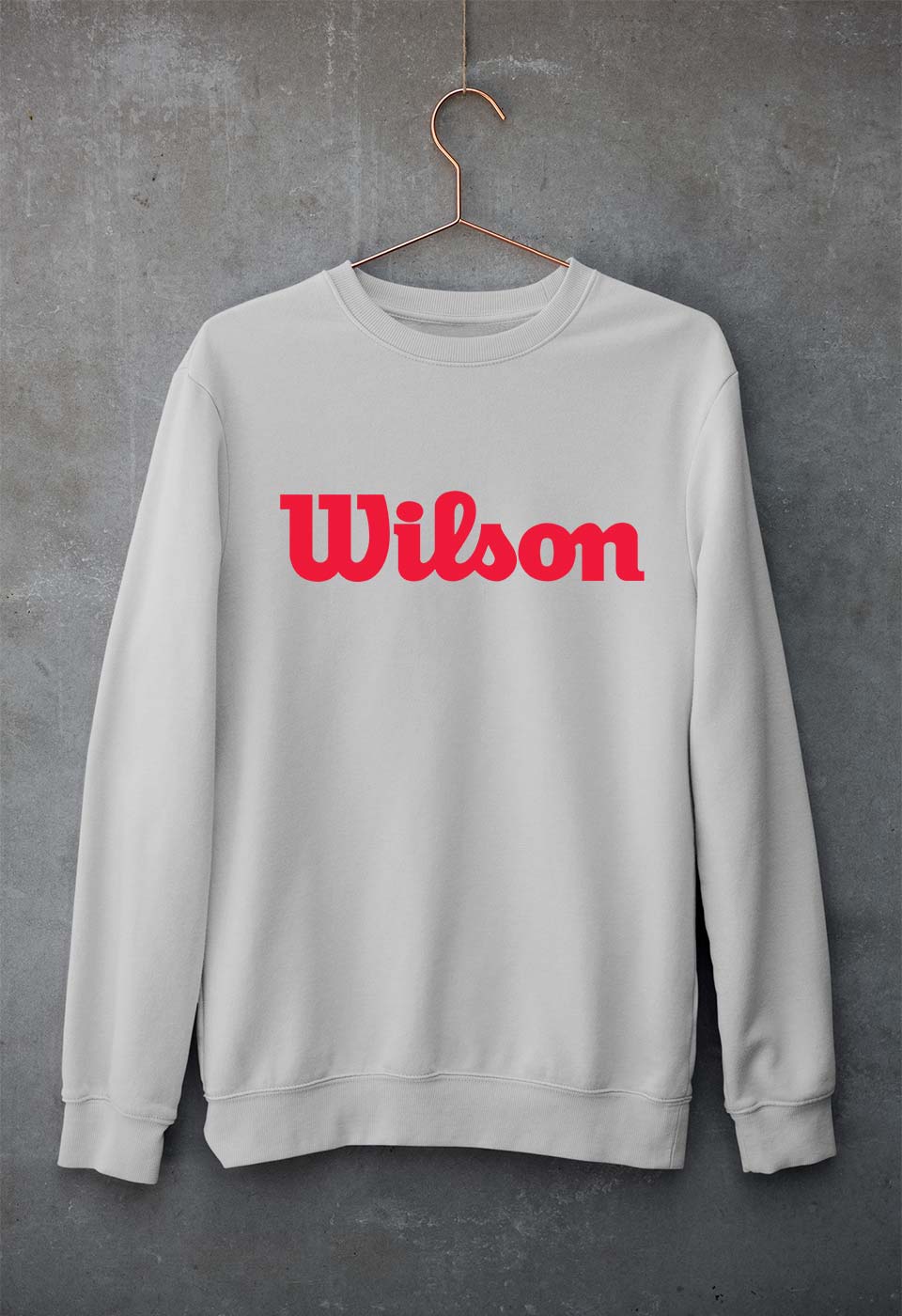 Wilson Unisex Sweatshirt for Men/Women-Grey Melange-Ektarfa.online