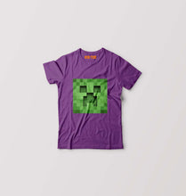Load image into Gallery viewer, Minecraft Kids T-Shirt for Boy/Girl-Purple-Ektarfa.online
