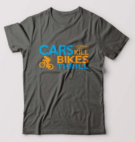 Cycling T-Shirt for Men-Charcoal-Ektarfa.online