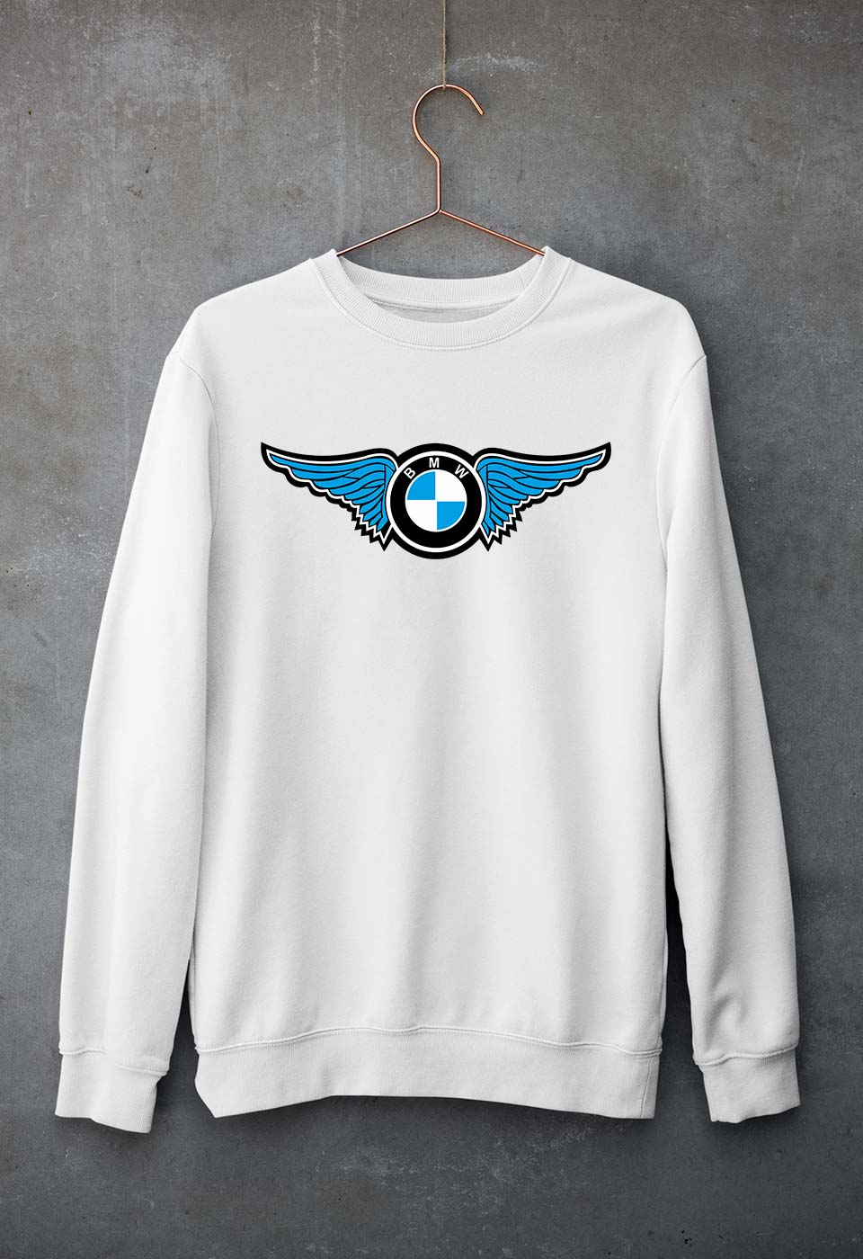 BMW Unisex Sweatshirt for Men/Women-White-Ektarfa.online