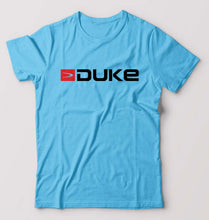 Load image into Gallery viewer, Duke T-Shirt for Men-S(38 Inches)-Light Blue-Ektarfa.online
