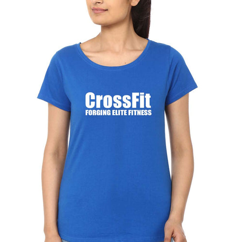 CrossFit T-Shirt for Women-Royal Blue-Ektarfa.online