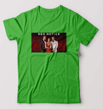 Load image into Gallery viewer, Red Notice T-Shirt for Men-S(38 Inches)-flag green-Ektarfa.online
