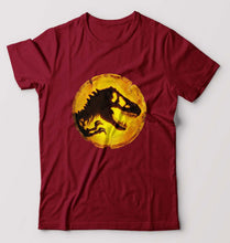 Load image into Gallery viewer, Jurassic World T-Shirt for Men-S(38 Inches)-Maroon-Ektarfa.online
