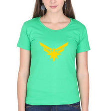 Load image into Gallery viewer, Captain Marvel T-Shirt for Women-flag green-Ektarfa.online
