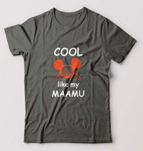 Load image into Gallery viewer, Cool Like My Maamu T-Shirt for Men-Charcoal-Ektarfa.online
