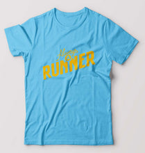 Load image into Gallery viewer, Runner Running T-Shirt for Men-Light blue-Ektarfa.online
