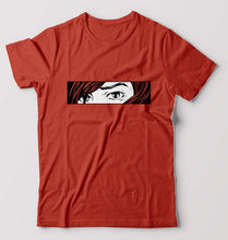 Load image into Gallery viewer, Anime T-Shirt for Men-S(38 Inches)-Brick Red-Ektarfa.online
