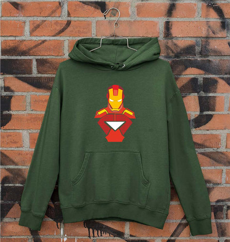Iron Man Unisex Hoodie for Men/Women-Dark Green-Ektarfa.online