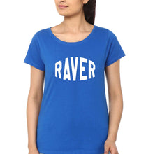 Load image into Gallery viewer, Raver T-Shirt for Women-XS(32 Inches)-Royal Blue-Ektarfa.online
