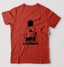 Load image into Gallery viewer, Sasuke Uchiha T-Shirt for Men-S(38 Inches)-Brick Red-Ektarfa.online
