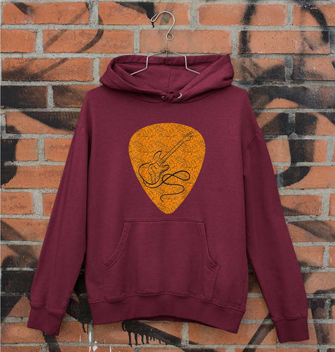 Guitar Unisex Hoodie for Men/Women-Maroon-Ektarfa.online