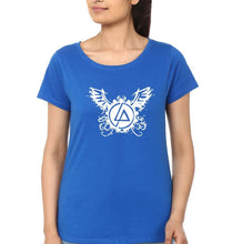 Load image into Gallery viewer, Linkin Park T-Shirt for Women-XS(32 Inches)-Royal Blue-Ektarfa.online
