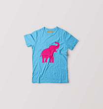 Load image into Gallery viewer, Pink Elephant Kids T-Shirt for Boy/Girl-Light Blue-Ektarfa.online
