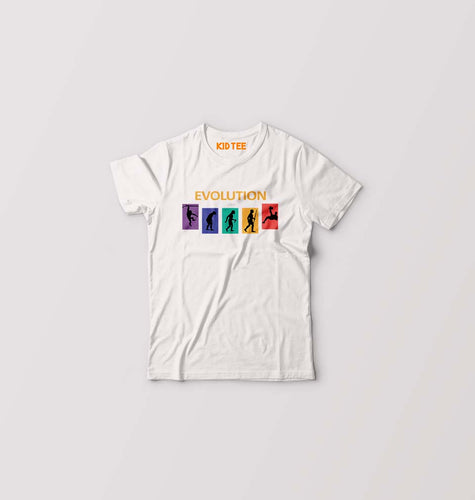 Evolution Football Kids T-Shirt for Boy/Girl-0-1 Year(20 Inches)-White-Ektarfa.online