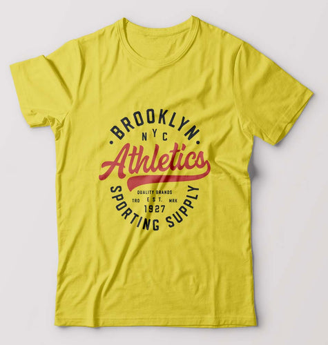 Varsity Los Angeles T-Shirt for Men-Yellow-Ektarfa.online